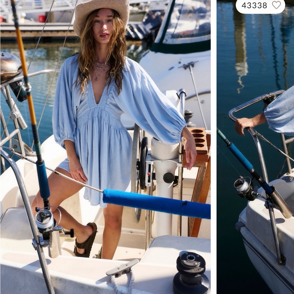 Free People For The Moment Mini Dress
